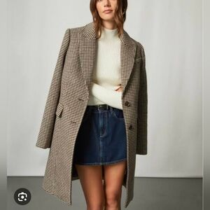 Paige Merav Coat - Classic Houndstooth Women's Coat